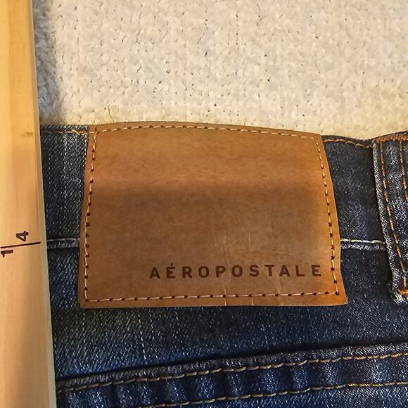 Aeropostale Super Skinny Men's size 40 X 30 Denim Jeans Stretch 5 pocket - Picture 7 of 13